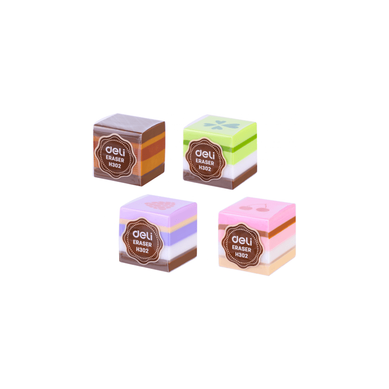 Ластик Deli "Cake Eraser", ассорти, страна происх. Китай