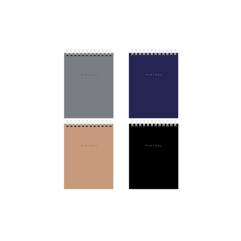 Блокнот А6 40л. на гребне Brauberg "Minimal Classic", страна происх. РФ