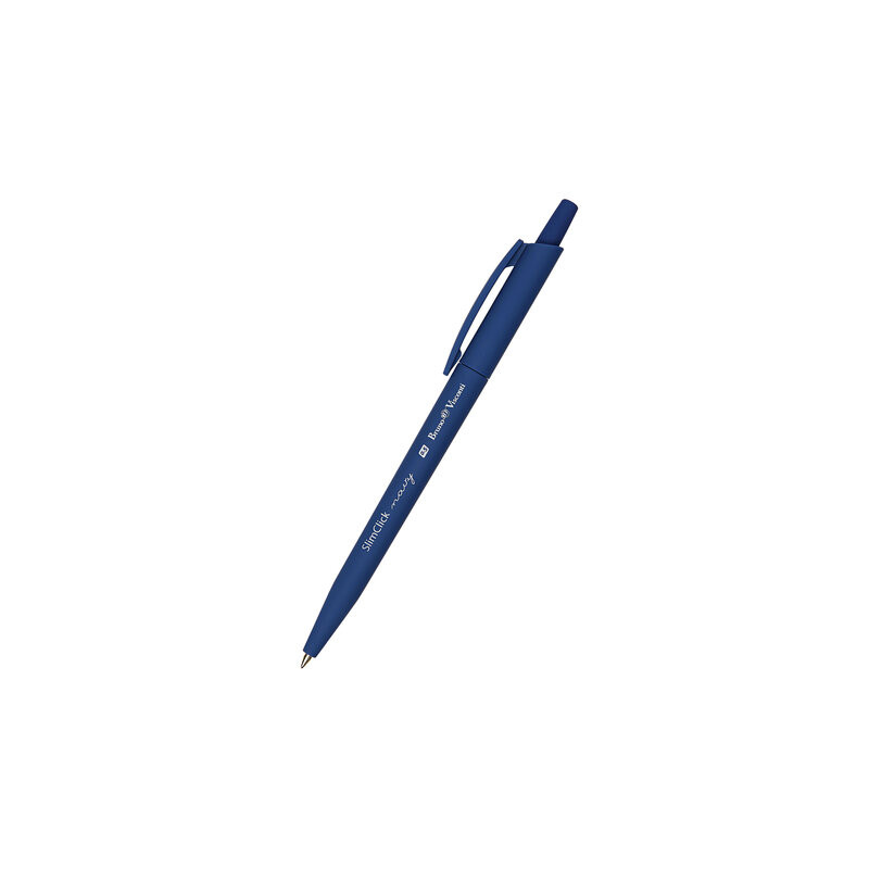 Ручка шарик. автомат. BRUNO VISCONTI "SlimClick Navy" 0,5мм, синяя, страна происх. Китай